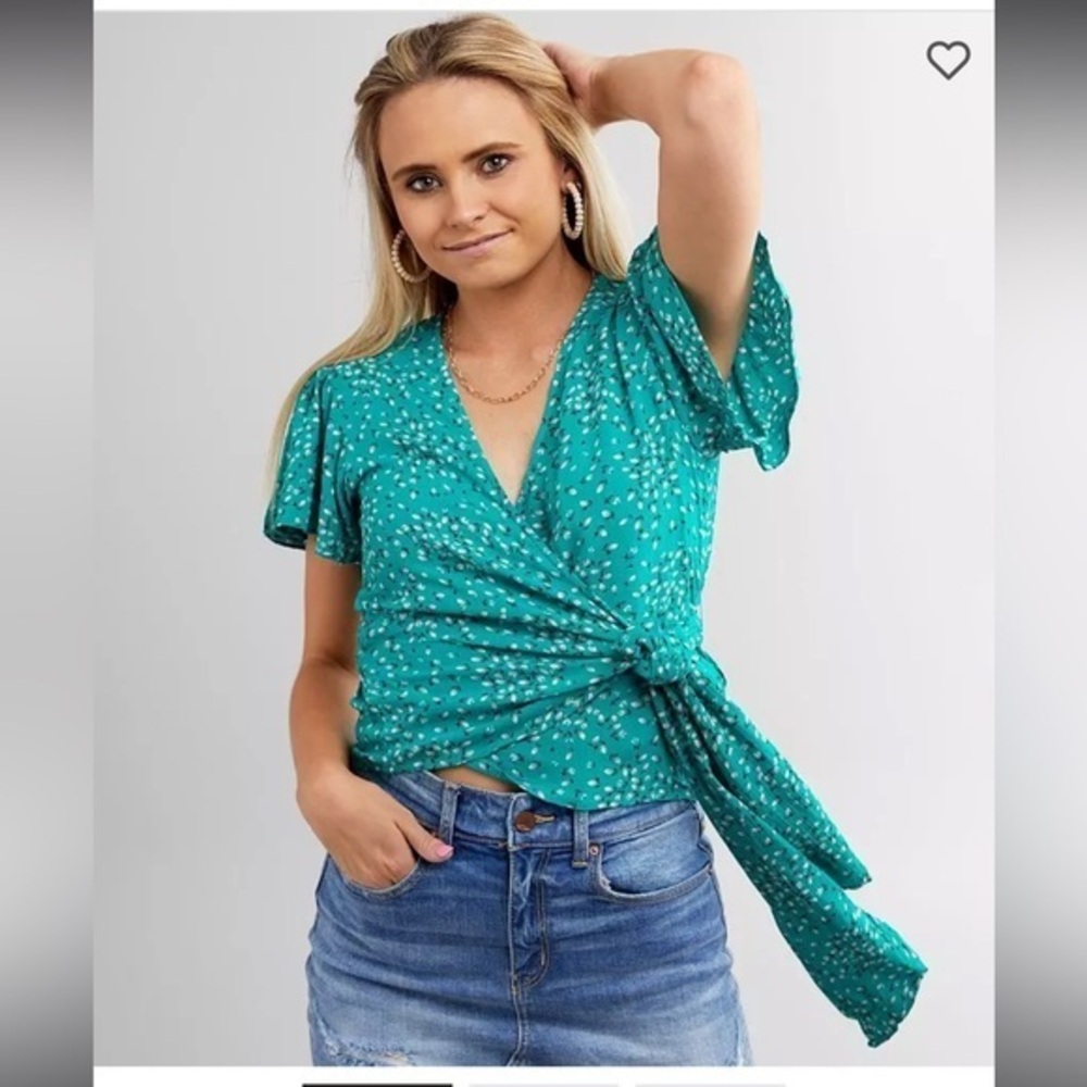 BILLABONG WILD GAZE WRAP TOP - Size Small SKU:504
